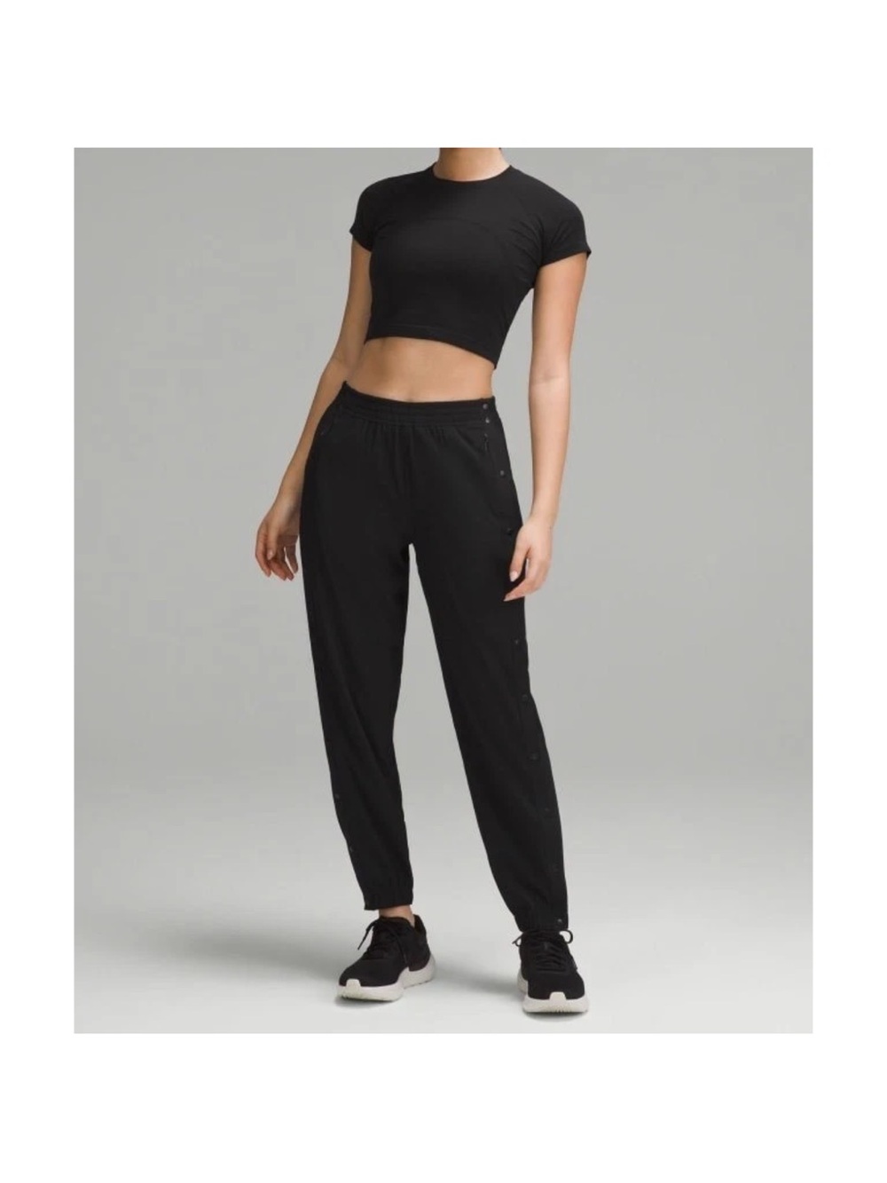 lululemon Tear-Away Mid-Rise Track Pant Black Size 6